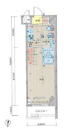 ルーブル高島平の物件間取画像